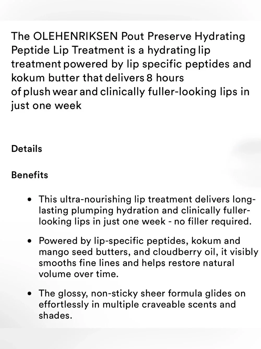 Ole Henriksen Pout Preserve Hydrating Peptide Lip Treatment Pride Punch NEW